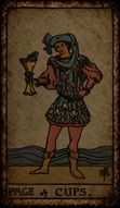Page of Cups Reversed