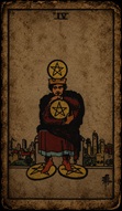Four of Pentacles Reversed