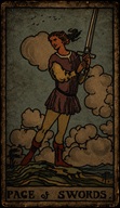 Page of Swords Reversed